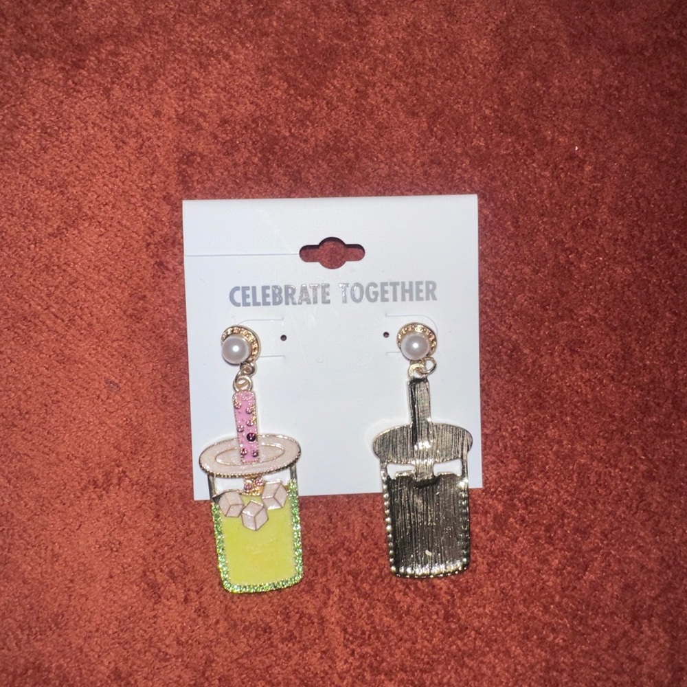 Colorful Drink Earrings